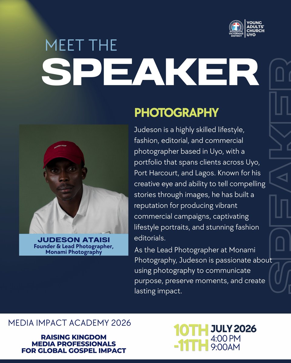 dlyacu's tweet photo. As the Lead Photographer at Monami Photography, Judeson is passionate about using photography to communicate purpose, preserve moments, and create lasting impact.

📷 Whether you're just starting out or looking to sharpen your photography skills, this session is for you! https://t.co/iXloioVAWh