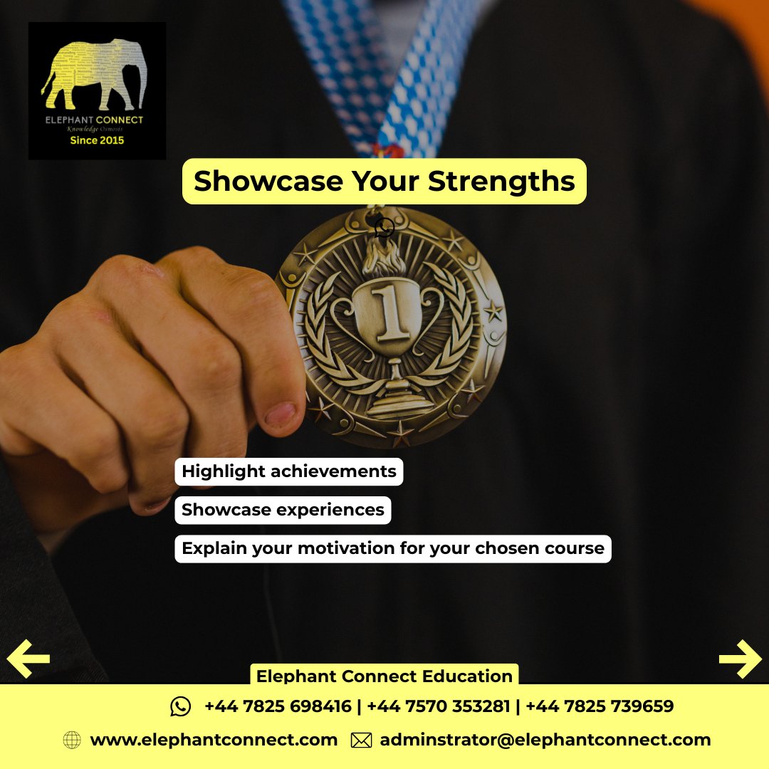 ElephantConnect's tweet photo. Applying to university this year?

Make your UCAS application stand out. Join our University Application Workshop

✅ Personal Statement
✅ Interview Preparation
✅ Common Mistakes to Avoid

23 July 2026 | 6:00 PM
Online (Zoom)
Register now: https://t.co/laD84iJpS9
+447570353281 https://t.co/Y1Jo6SKP41