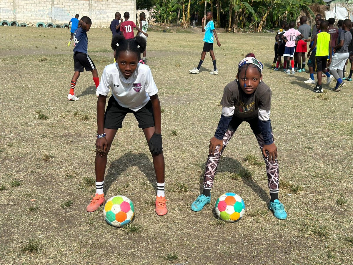 goalshaiti's tweet photo. Thank you so much to the @UEFA_Foundation for the incredible football gear! ⚽️❤️ This generous donation means the world to our kids and helps us to keep our daily programs going. #Haiti #sportforgood #community #equalplay https://t.co/g06zziW9YP