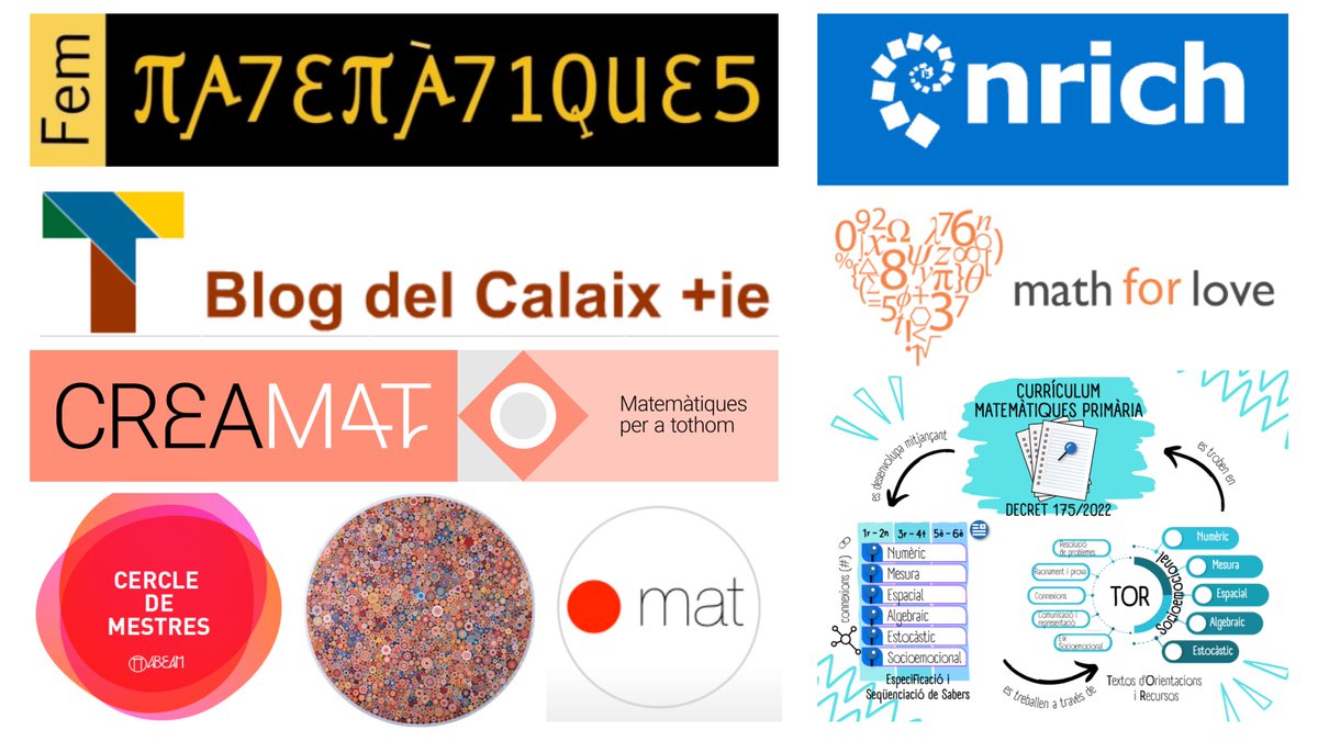 CarlesGranell4's tweet photo. Recull de problemes 🧵

L'elecció d'un problema per treballar a l'aula ha de tenir una intenció didàctica. Les tasques riques possibiliten una bona gestió d'aula i currículum per part del docent. 

Quines fonts teniu per seleccionar problemes? Un fil amb 10+1 de les meves! 👇 https://t.co/2sBaDqvDyS