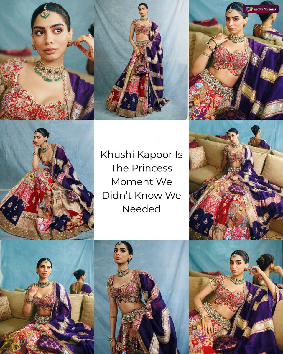 indiaforums's tweet photo. Khushi Kapoor’s dreamy look is all things elegant, graceful, and straight out of a fairytale. The actress serves effortless princess vibes in every frame.
.
.
.
#KhushiKapoor #Bollywood #CelebrityFashion #StyleInspiration #IndiaForums https://t.co/bCqCNoEp3e