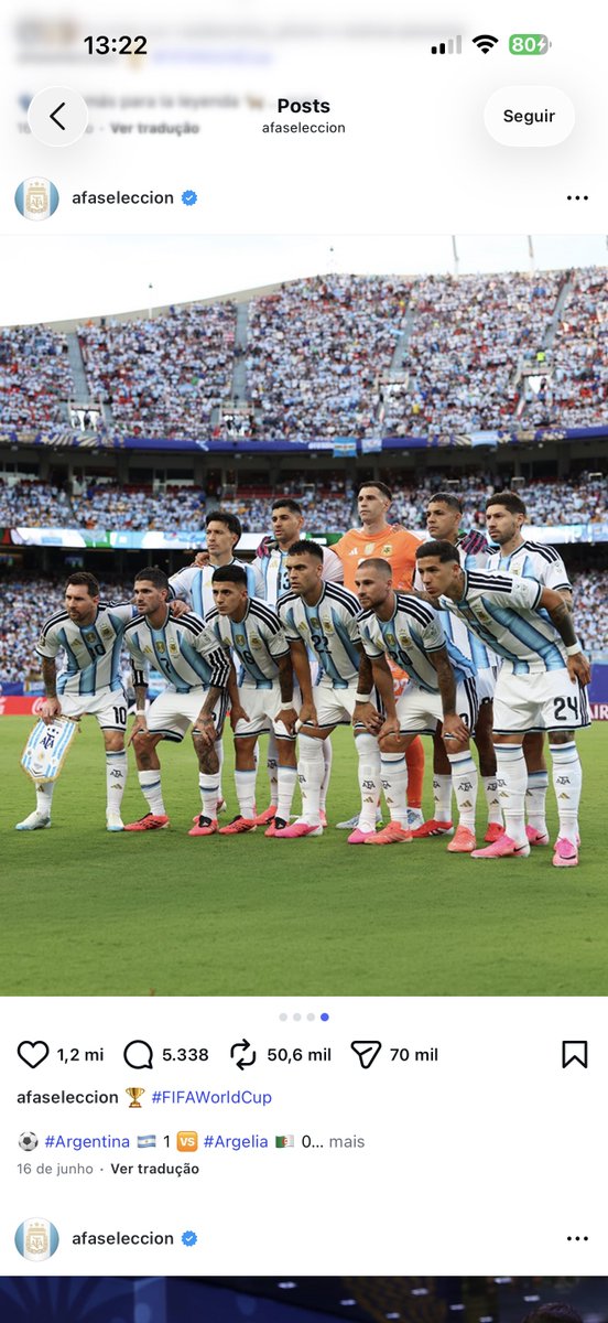 futebol_info's tweet photo. 🇦🇷 “A Argentina tem uma interação entre o povo argentino e a Seleção que o Brasil perdeu há décadas. E não me venham dizer que os jogadores brasileiros jogam na Europa e que isso dificulta a identificação com o torcedor, porque os argentinos também jogam na Europa, mas, quando vestem a camisa de seu país, se transformam.”

“Eles são raçudos, lutam por toda bola e ficam indignados quando estão perdendo. A Argentina nunca desiste do jogo, jamais irá aceitar passivamente que o adversário esteja vencendo por 2 a 0 e jamais deixará de lutar por uma classificação.”

“A torcida argentina é de verdade, e não de TikTok. A Seleção Argentina também é de verdade, e não de influenciadores. Vocês viram como o Messi comemora o seu gol, e também o Romero e o Enzo Fernández? Alguém fez dancinha? Não! Deram soco no ar, mostraram que têm raça e deixaram claro o comprometimento com o país.”

🎙️ Casagrande, no @UOL.
📸 AFA/Seleção Argentina | Canal UOL