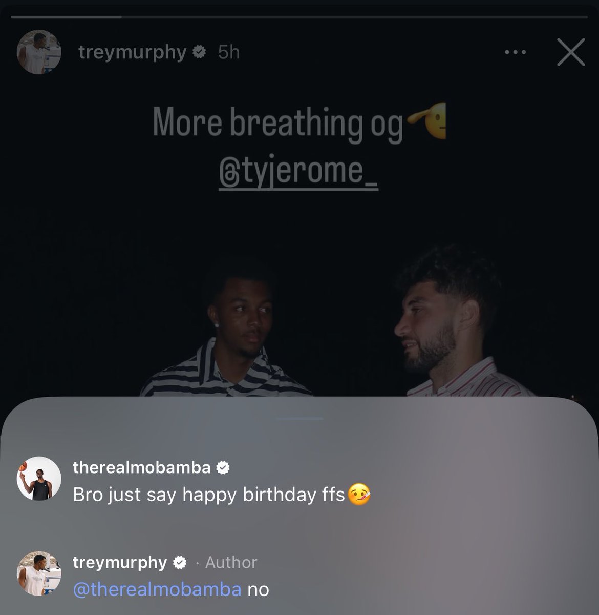 itsmemiiracle's tweet photo. men will really say anything besides happy birthday 😭 im crying https://t.co/EhLtDmHThu