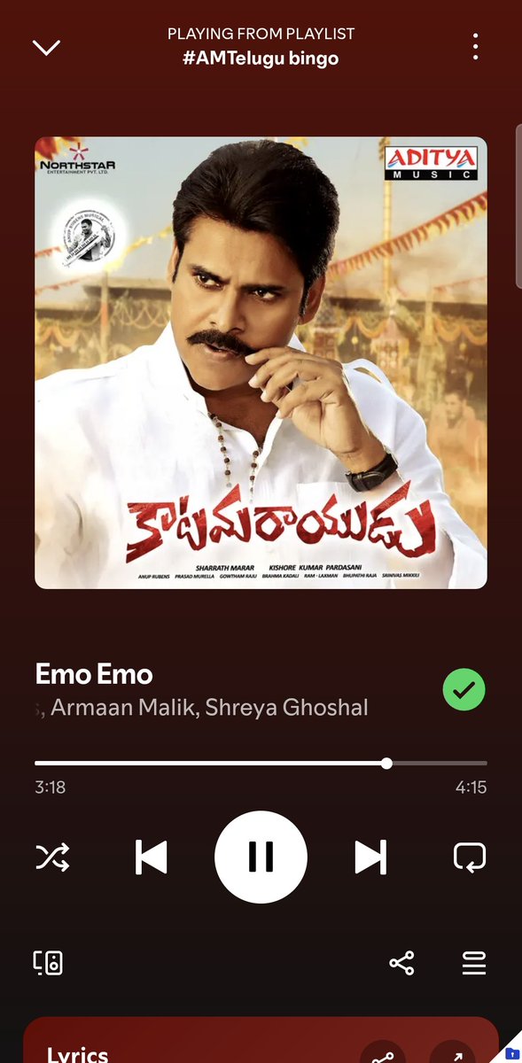 Bhavii_AM's tweet photo. @ArmaanMalik22 emo emo โ
๐
#AMTelugu #AMLanguagesWeek #InTheAMVerse https://t.co/8FSBPlTF92