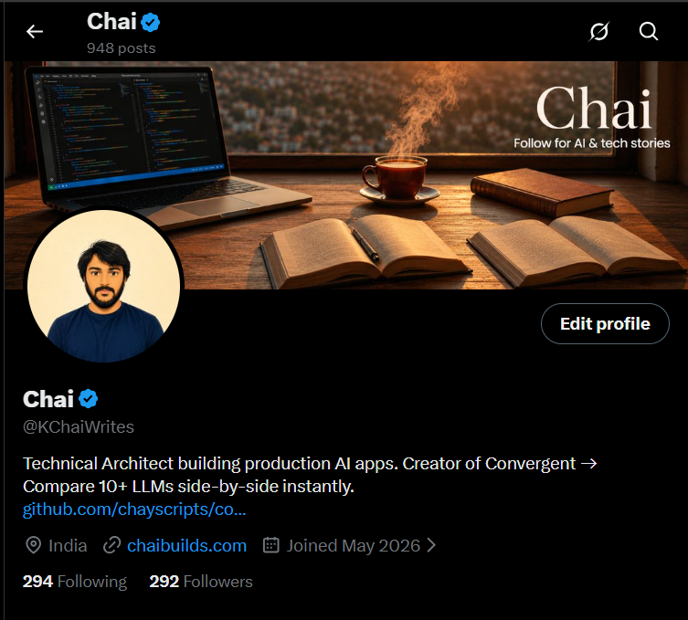 Chai tweet media