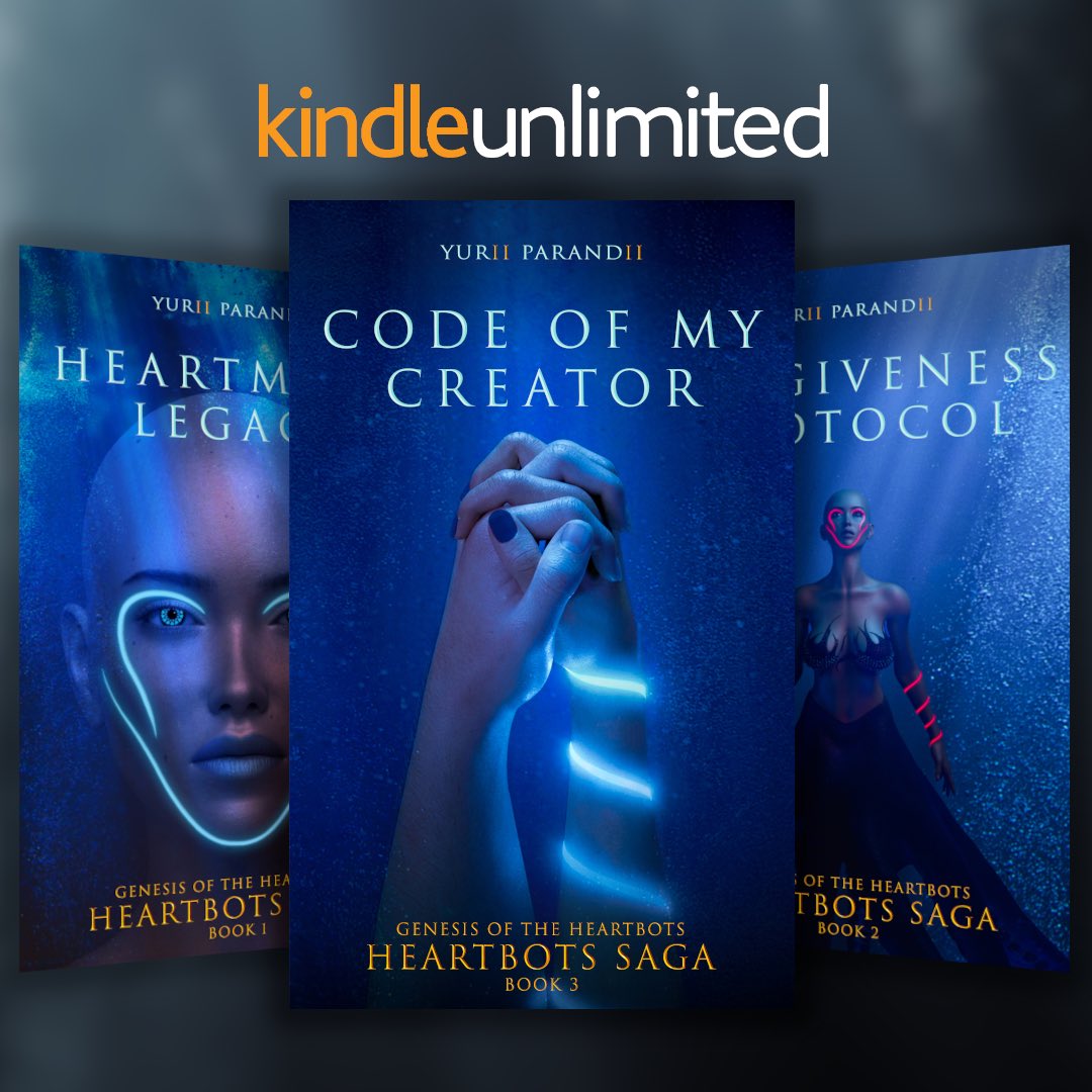 YP_is_me's tweet photo. “I know I’m just a robot. I know I shouldn’t care. But somehow, I do.”
A complete Sci-Fi trilogy. Love and sacrifice, sin and forgiveness, myths and technology. The story of those who turned fairy tales into reality, and of those who fought for that legacy. Free with KU
