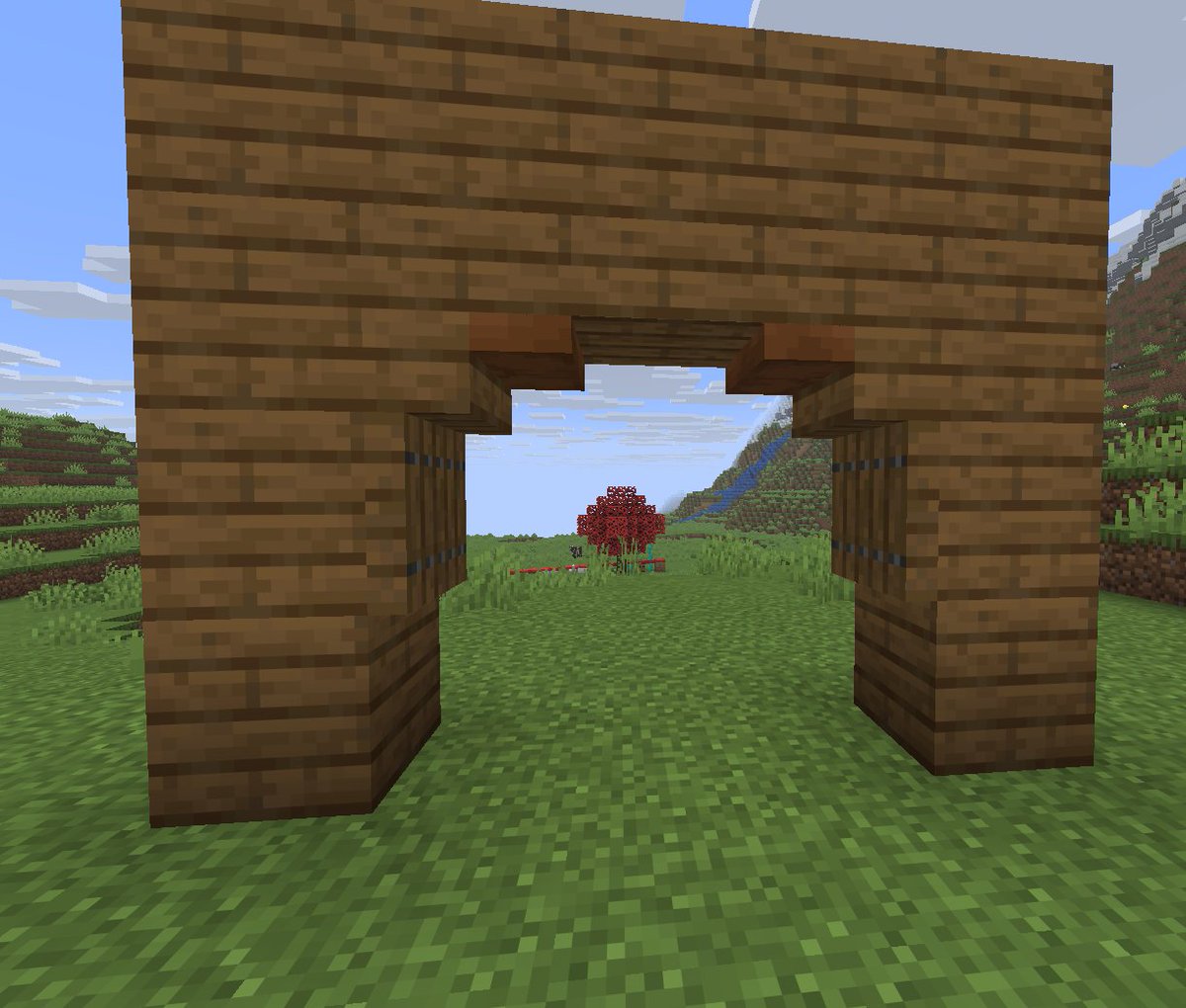 pynchosalt's tweet photo. i love how arches in minecraft just become smoother and smoother with every year https://t.co/QdVajz4xi1