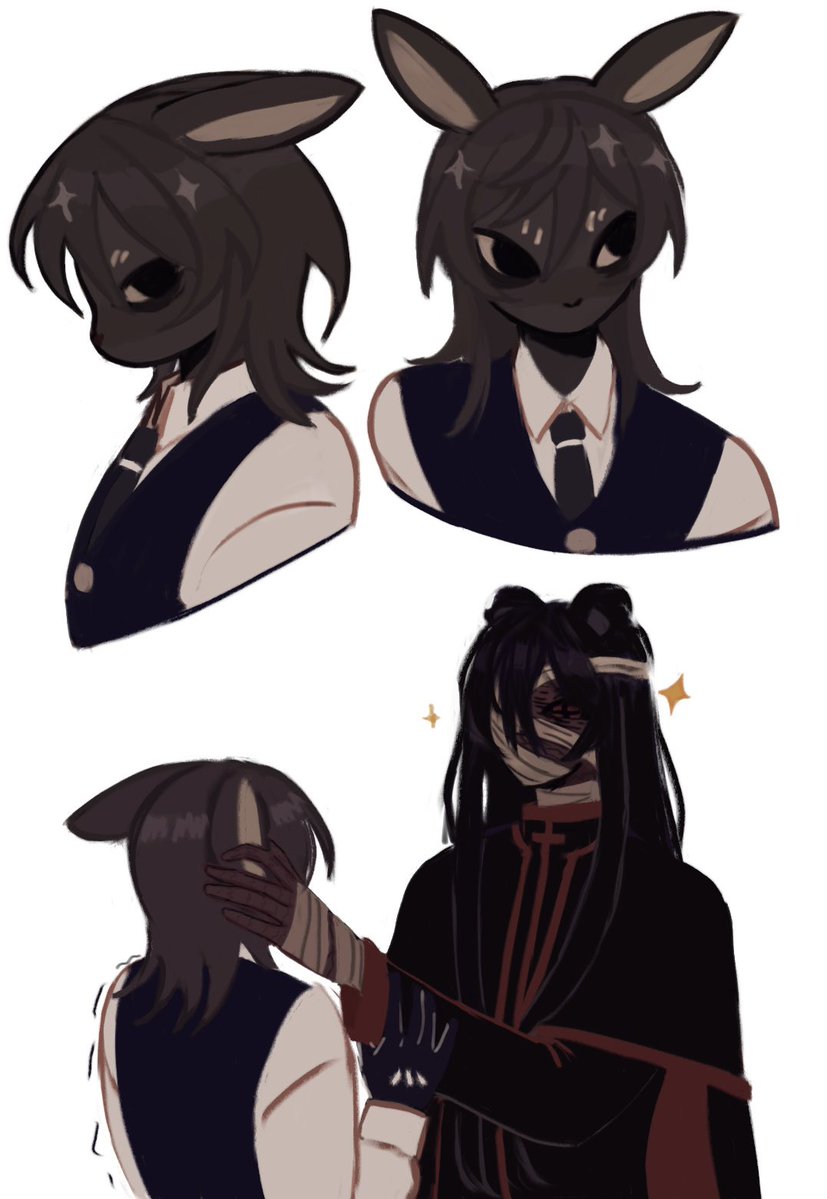 Naovyy's tweet photo. Bunny bunny 

#quackityfanart https://t.co/d8TgPrhCkt