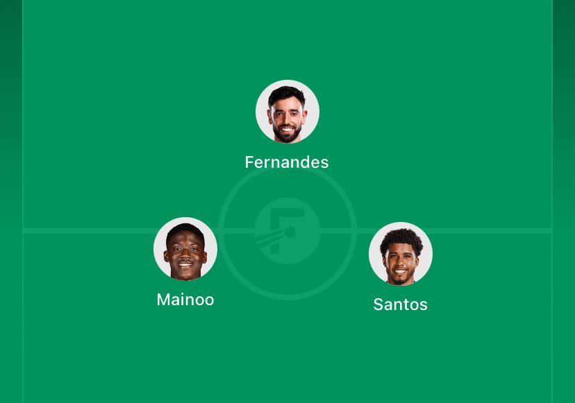 UTDshago's tweet photo. Imagine playing psg or real Madrid with this midfield. https://t.co/ygC2ydPj71