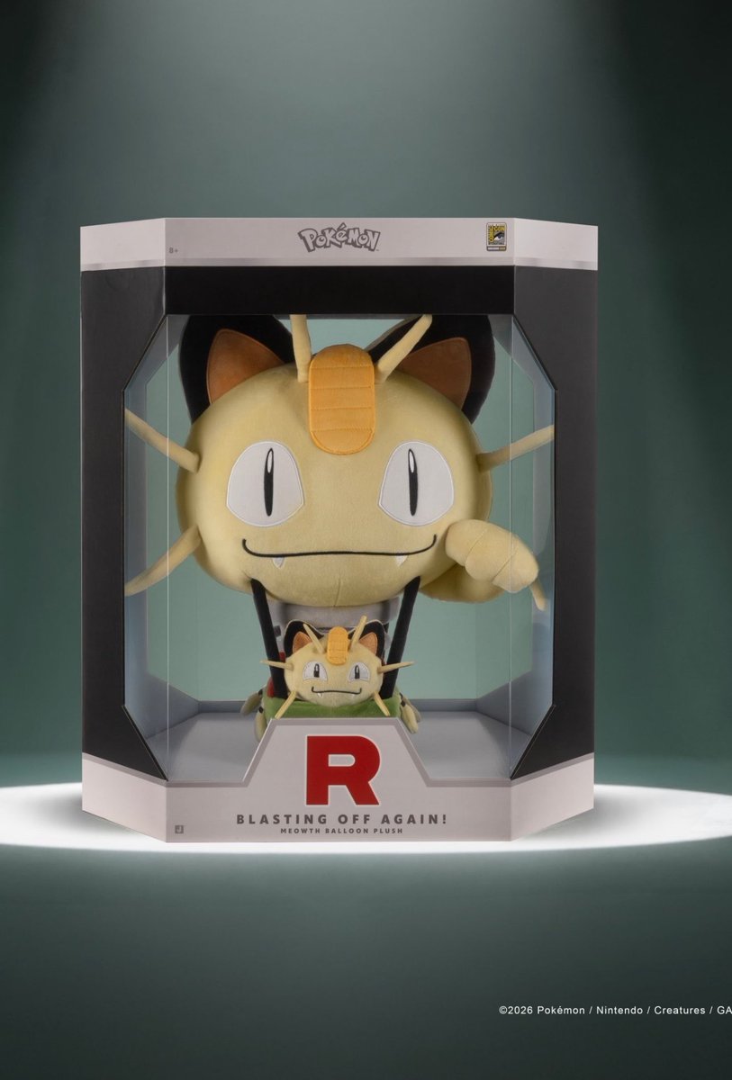 PokemonWizarddd's tweet photo. My daughter is a huge Pokémon fan and this Team Rocket Meowth Balloon Plush is an absolute MUST-HAVE for her! 🎈🐱 When it drops, I need the #Pokémon community’s help to grab one — any tips on pre-orders, drops, or restocks? Help a dad out! ❤️ #TeamRocket https://t.co/TOguqigIy2
