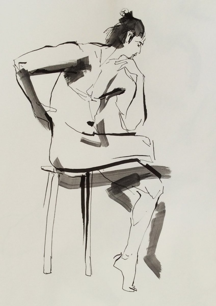 KylaTomlinson3's tweet photo. #lifedrawing @POSCA_Coloring … it's been a while-totally in a pen/ink mode at the moment...
*
#kylatomlinsonart #thegirlwhodraws #drawingpractice
#figuredrawing #drawing #pen #POSCAmarker #pendrawing #inks #watercolour #gesture #quicksketch #illo #traditionalart #workinprogress https://t.co/zYw51q5zWU
