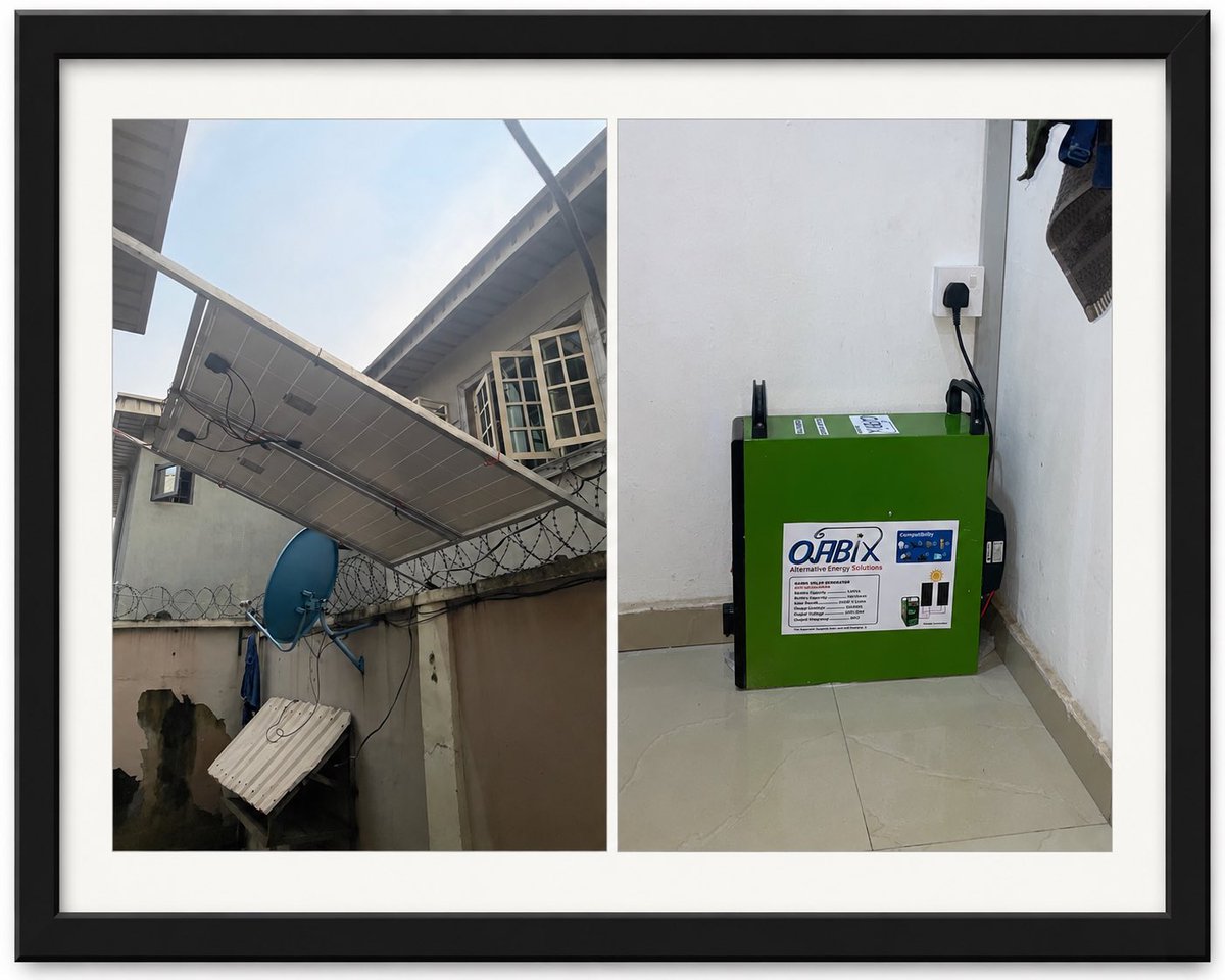 Austeiin's tweet photo. When my Ijaw woman said in November 2025: ‘let’s start saving for inverter against 2026’

I was like ‘who starts saving for the new year 1 month to Christmas abeg? 😂😂

But of course who am I to decline such unbelievable idea.

8months later, we did it 😩😩🥹🥹 Thank God for God and a wise woman oh 🥹

Before.                                                                      Now