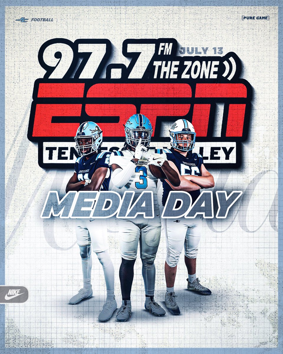 JCJetsFootball's tweet photo. James Clemens High School Football will be represented at the annual 97.7 FM The Zone x ESPN Media Day on Wednesday July 15. We are honored to have football players MJ Gideon, Myles Yarbrough, and Malachi Cooper who will serve as official representatives of the program! #MACH10 https://t.co/K91xKtxSud
