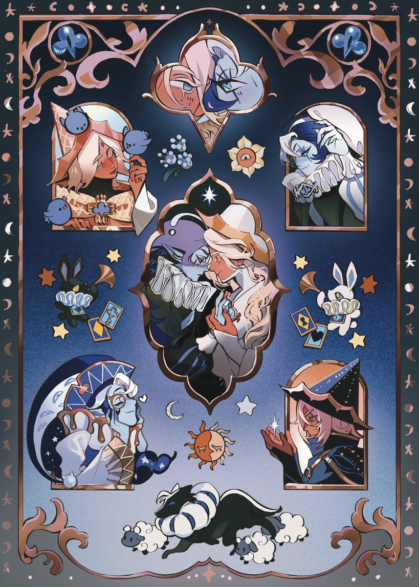 O27537's tweet photo. Full sticker sheet design for @ShadowVaniBook !!! https://t.co/QWbKcxMnmb