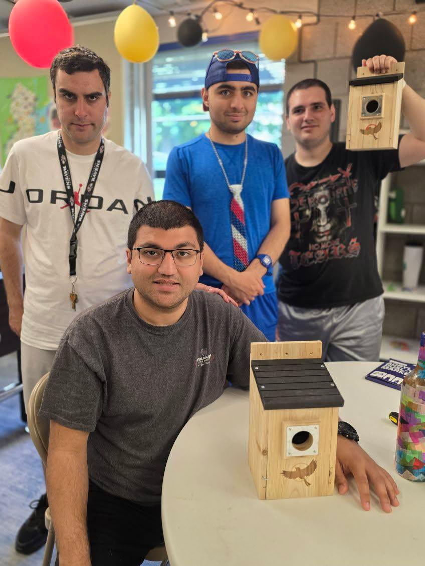 TheCapableCrew's tweet photo. Birds, despite the weather and circumstances, are always free to be themselves, just like our members! So, we built them a place for shelter at The Academy of Possibilities! ☺️ 🐦
#birds #birdhouses #specialneeds #buildingcommunity #DDDapproved https://t.co/LWTTfaPxYZ