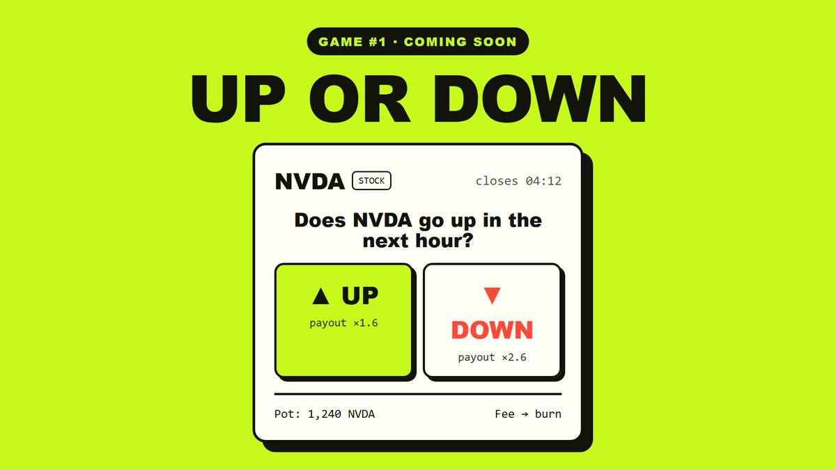 robin_broke's tweet photo. Up or Down? What's your bet?

Coming soon to the RWA chain that was made for memes. https://t.co/KKymQeJud2