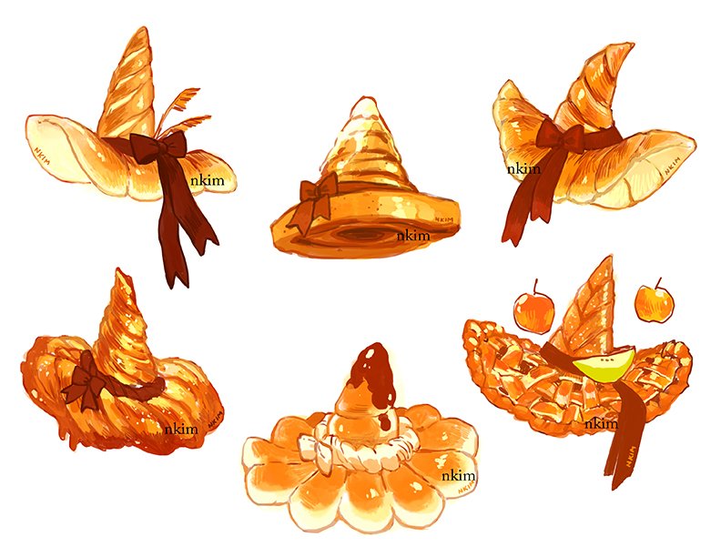 「Witch Bread Hats!」|N*Kimのイラスト