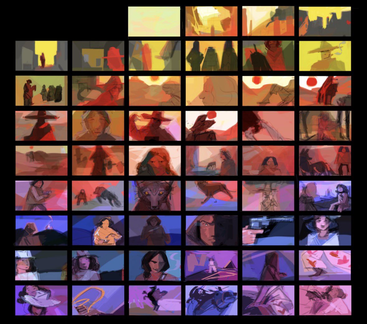 eedlejoy's tweet photo. colour script https://t.co/kiOIX4OKW1