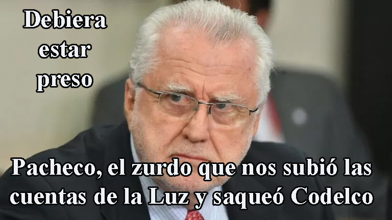 WenaChile's tweet photo. @exantecl Saqueó Codelco
Nos subió las cuentas de la Luz https://t.co/B83nGtvf3I