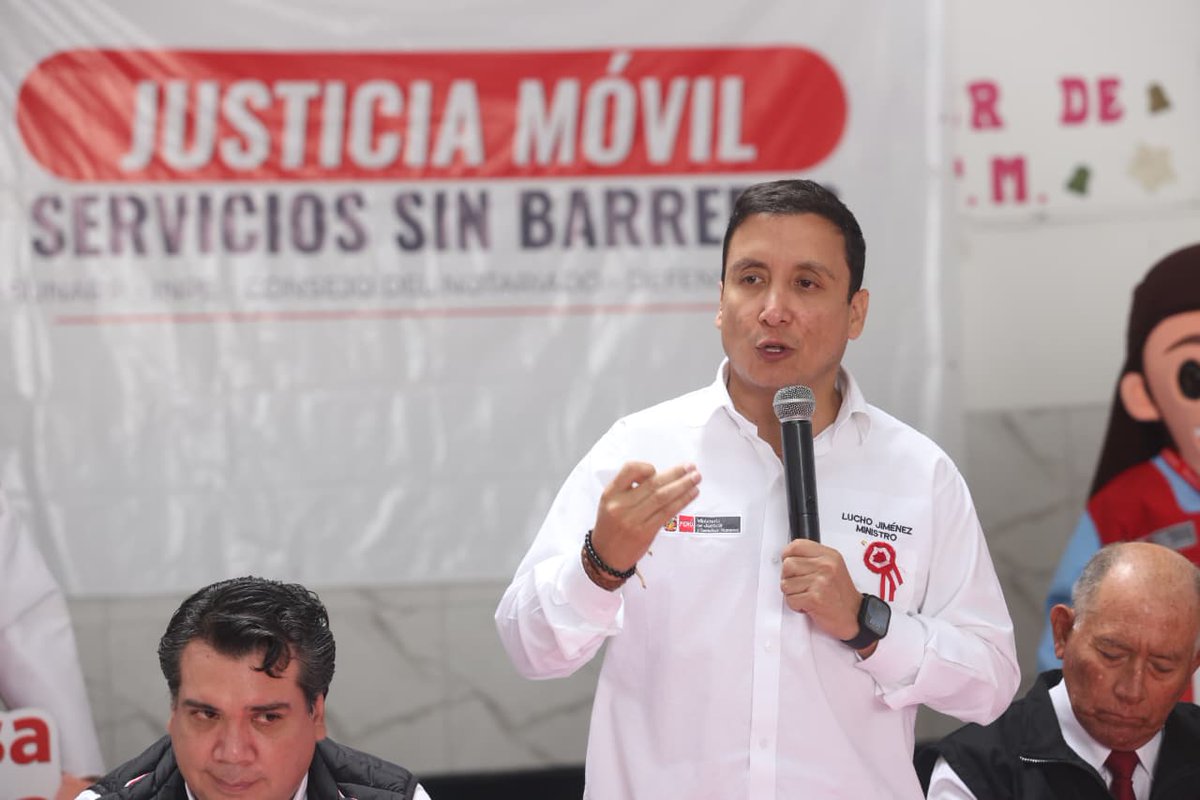MinjusDH_Peru's tweet photo. El titular del sector Justicia detalló que este dispositivo legal encarga al @INPEgob la conducción operativa de la iniciativa. “Para tal propósito, articula y coordina con la #DefensaPública, la @SunarpOficial, el Consejo del Notariado y, de corresponder, con otras entidades colaboradoras”, expresó el ministro Luis Jiménez.