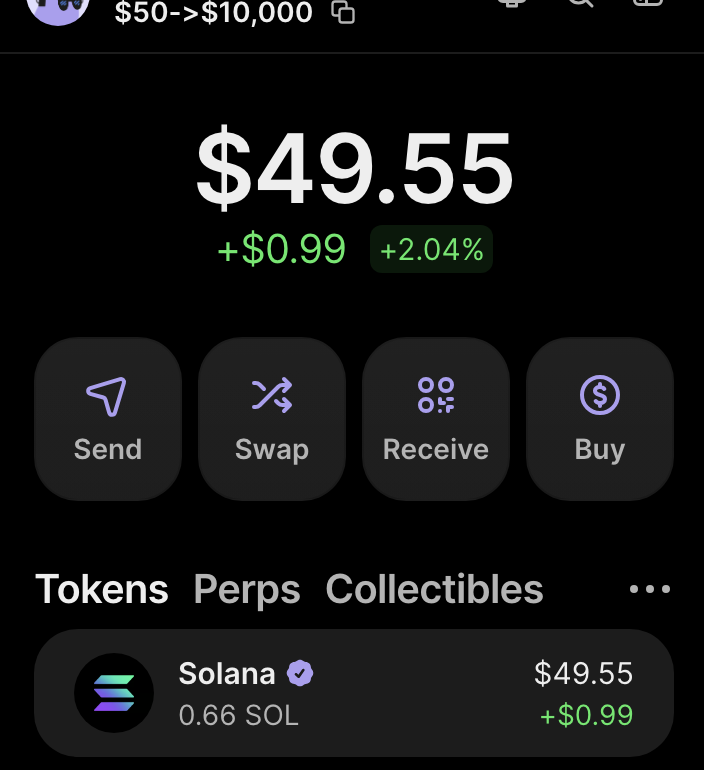 EdwardTWinz's tweet photo. I am back as promised :)

Time to restart the $50 —> $10,000 challenge

Last time it took me about 7 days, will try doing it faster this time

If you want to follow want to follow along, comment below and I’ll send you an invite to the call group

Gonna lock comments in 24 hours https://t.co/g8Y3ef5S9b