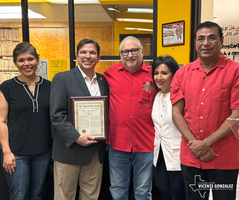 Rep. Vicente Gonzalez tweet media