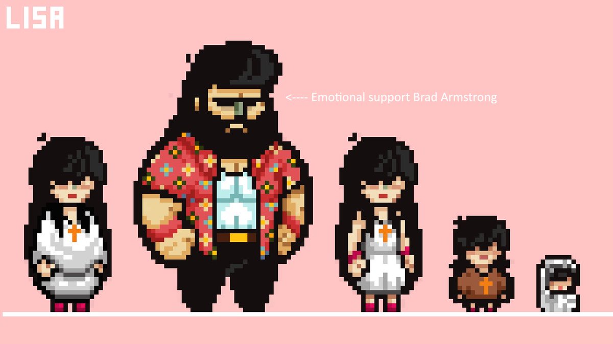 nnaikkollitto's tweet photo. I needed to distract myself so I made some Lisa sprites https://t.co/pqqhKmWJIU