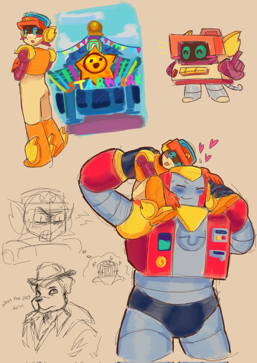 S1llySh4rkk's tweet photo. Bocetos que hice en Krita!

(Estoy dibujando un poco lento, estoy ocupado trabajando en Art-Trades y otras cosas importantes)
#BrawlStars #LarryandLawrie #Partyrules #fypシ゚ https://t.co/XeDHtIENNl