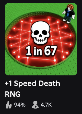 teamlychee_gg's tweet photo. Play +1 Speed Death RNG!

2 games down, 40 more to go! 
https://t.co/XuHBdqv1Uo https://t.co/vOcPyn121z