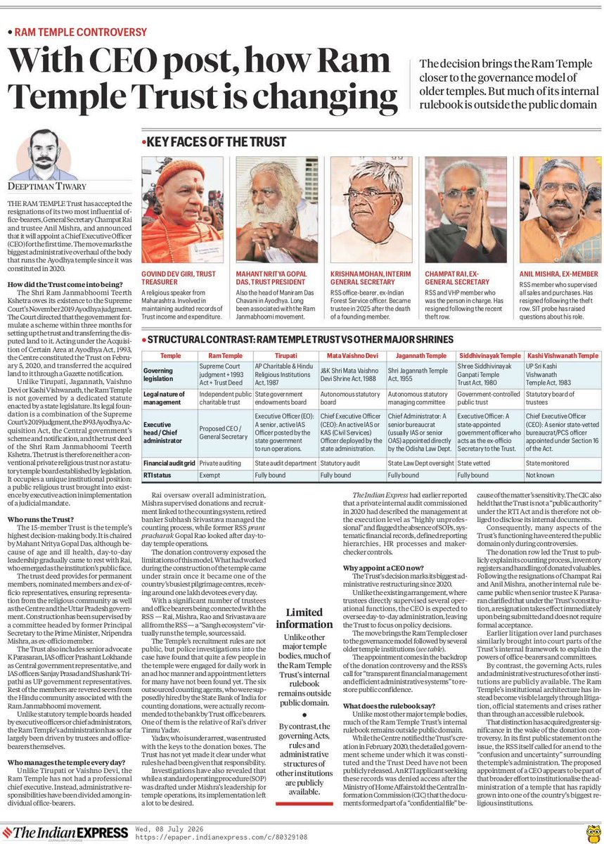 BrahmanVishwas's tweet photo. #ayodhyameinkejriwal
#RamTempleDonation 
#trendingnewsmalaysia 
#RTI #Audit #Privatetrust https://t.co/06Csm7o56o