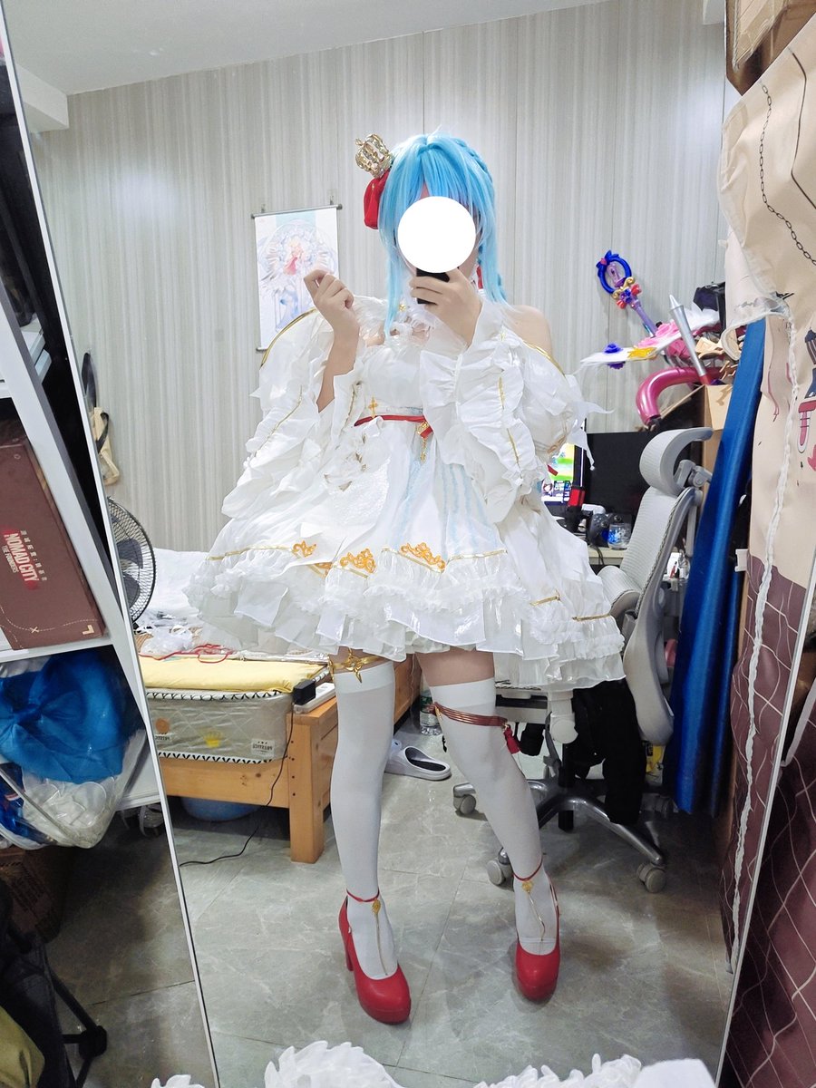 GingaHanabi's tweet photo. bw出这个！真的很难拒绝白色礼服ww https://t.co/XeEsCgHQY2