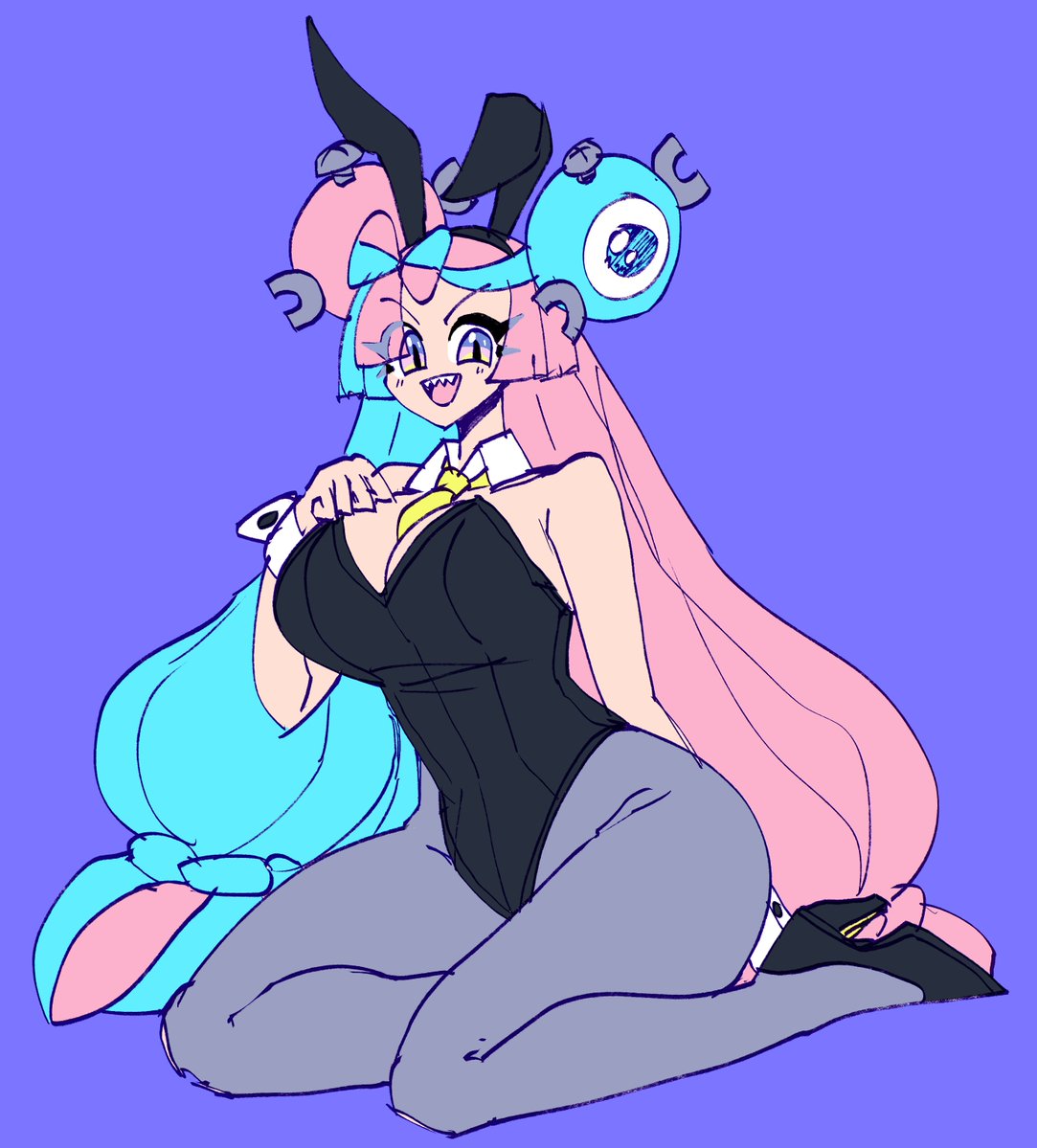 Bigscaryartist1's tweet photo. bunny iono art collab with (1/2) https://t.co/LAUU6QnKi7