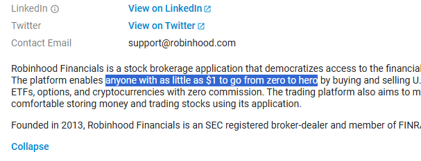 solfvme's tweet photo. I was going through robinhood's old startup pages and I found Vlad's old moto that he would tell everyone when getting investors

He said robinhood is so that everyone can go from "Zero To Hero"

https://t.co/gPMxi1TGYT

https://t.co/dUzeeYCVry.

LITERALLY ON ALL THEIR OG PAGES https://t.co/4bXBcOeY5c