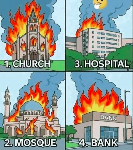 RainerCode8313's tweet photo. If your god is Jesus and God 1. Church If your god is diff Mosque 1. https://t.co/xMEujWIb2y