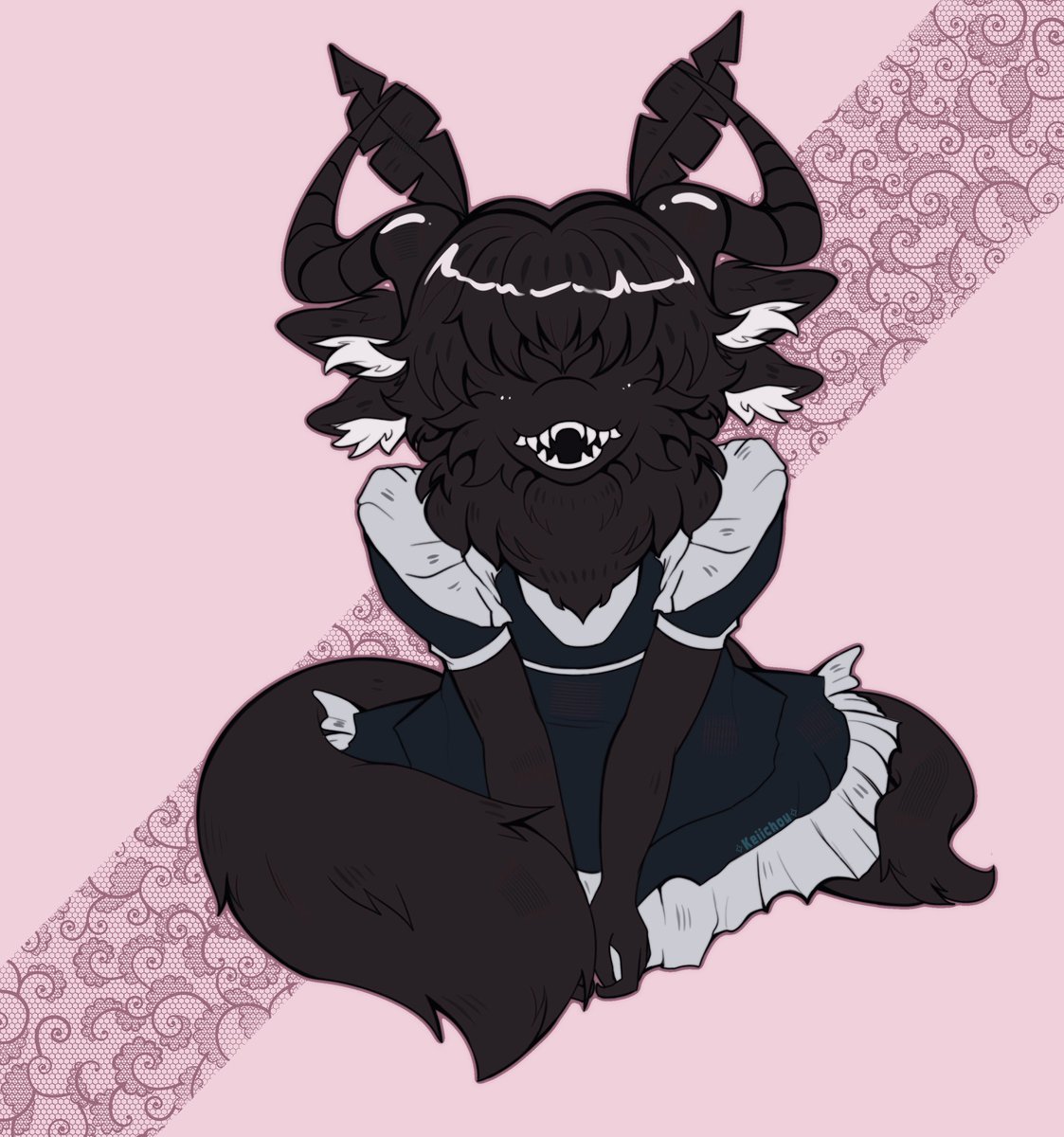 keiichou_'s tweet photo. Who doesnt love a cute lil maid?✨💜 https://t.co/hEXv1bDvdQ