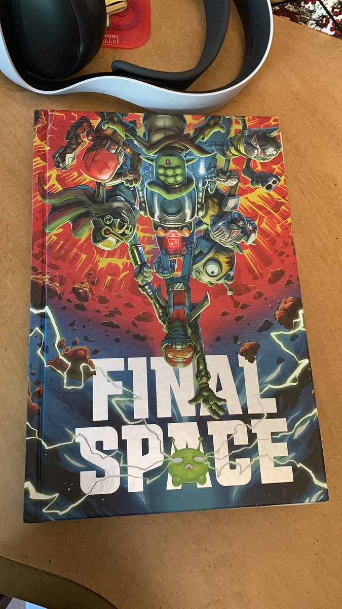 augustdog57's tweet photo. Just got my copy!!! @FinalSpace @OlanRogers 

Cant wait to dive into this!!! https://t.co/dk5T718v4g