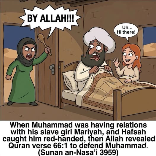 muhammadfvcker's tweet photo. very interesting how muhammad conveniently had revelations in favor of him when he was in trouble

islam is a fake religion, muhammad is a false prophet that made up revelations 

fuck islam https://t.co/u18HJW6w7H