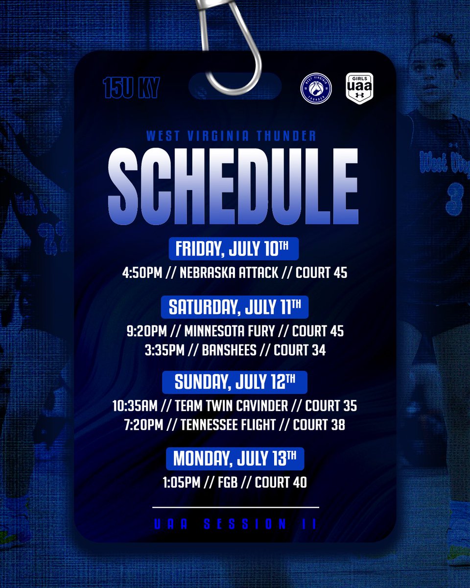 WVThunderUAA's tweet photo. UAA Session II

📍Louisville, KY

15U ⬇️⬇️

#WVThunderFam | ⚡️⚡️ https://t.co/VfpXLIxUKp