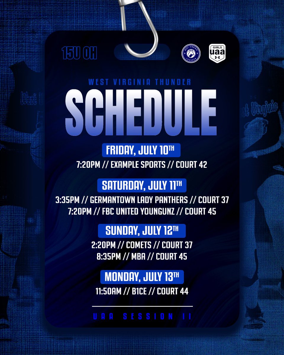 WVThunderUAA's tweet photo. UAA Session II

📍Louisville, KY

15U ⬇️⬇️

#WVThunderFam | ⚡️⚡️ https://t.co/VfpXLIxUKp