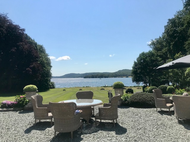 BethanySkinnard's tweet photo. A beautiful setting for an early outing for my mum's 83rd Birthday (I am biased - but she appears to be ageing backwards) 
#StorrsHall #Hotel #Windermere #LakeDistrict https://t.co/IQNBnEtQAe