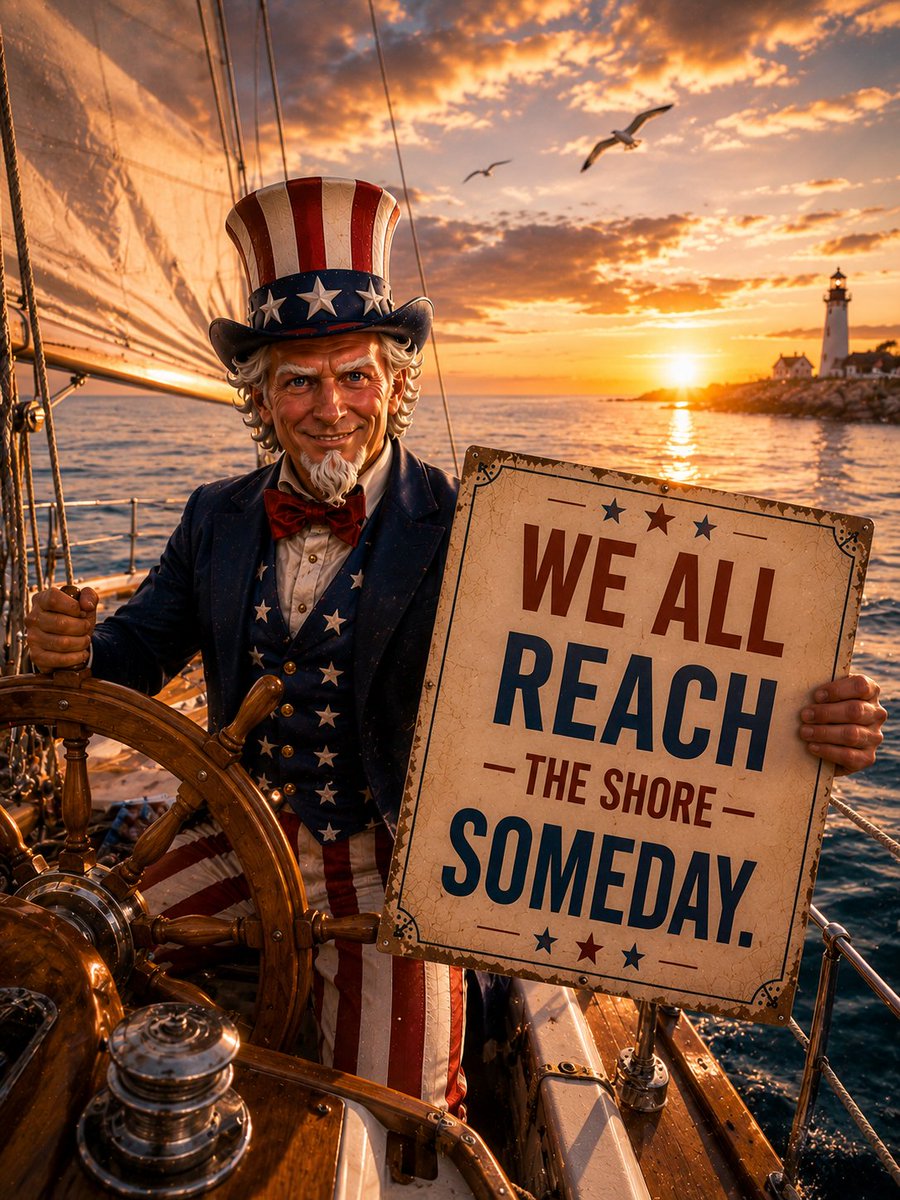 sunnexluk's tweet photo. @johnnymaga "Every journey has a destination. Sail with hope, lead with kindness, and remember—we all reach the shore someday. ⛵🌅💙

#Hope #Kindness #Unity #KeepGoing #Inspiration" https://t.co/qP8msxgKcA