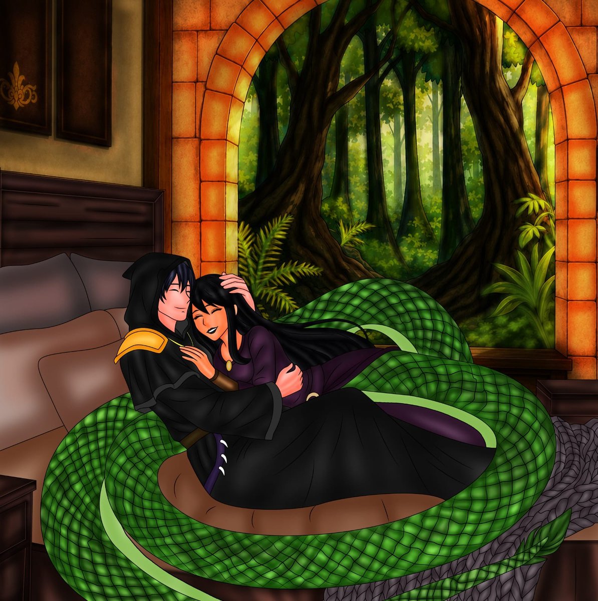 Clathorus's tweet photo. Morzen and Emira by @Emma_art4 https://t.co/OzrddmiXaO