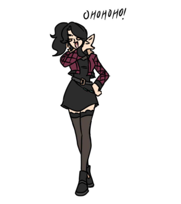 Jayce_OnA's tweet photo. Ojousama laugh into ugly kneeslapping #twinriff https://t.co/fQmeJaFWCh