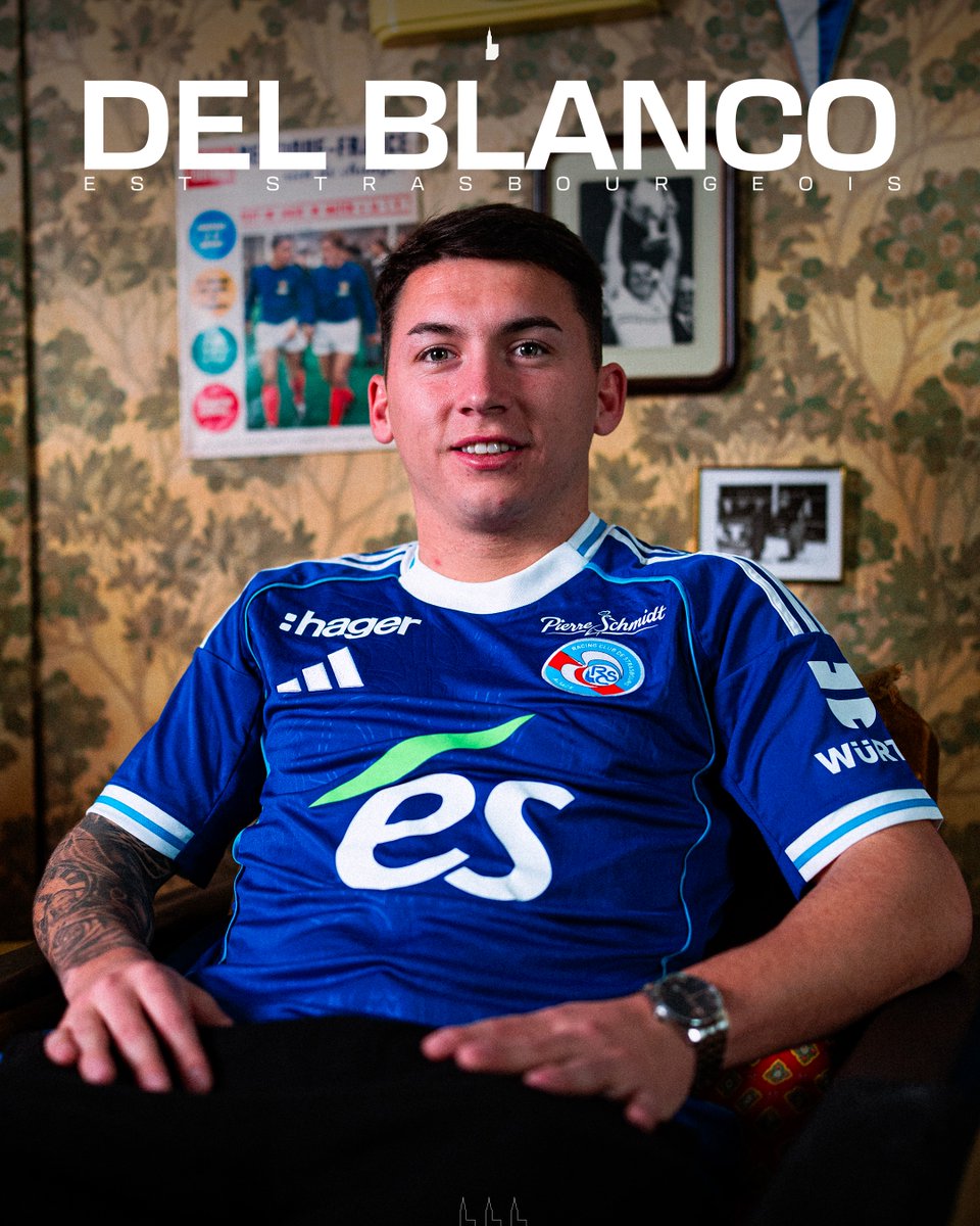 SC_ESPN's tweet photo. DE SANTA FE A ESTRASBURGO: Mateo del Blanco fue transferido de Unión al equipo francés y firmó hasta 2031 ✍️

🇦🇷 Será compañero del Colo Barco, Panichelli y Anselmino https://t.co/mLUvTjqPtJ