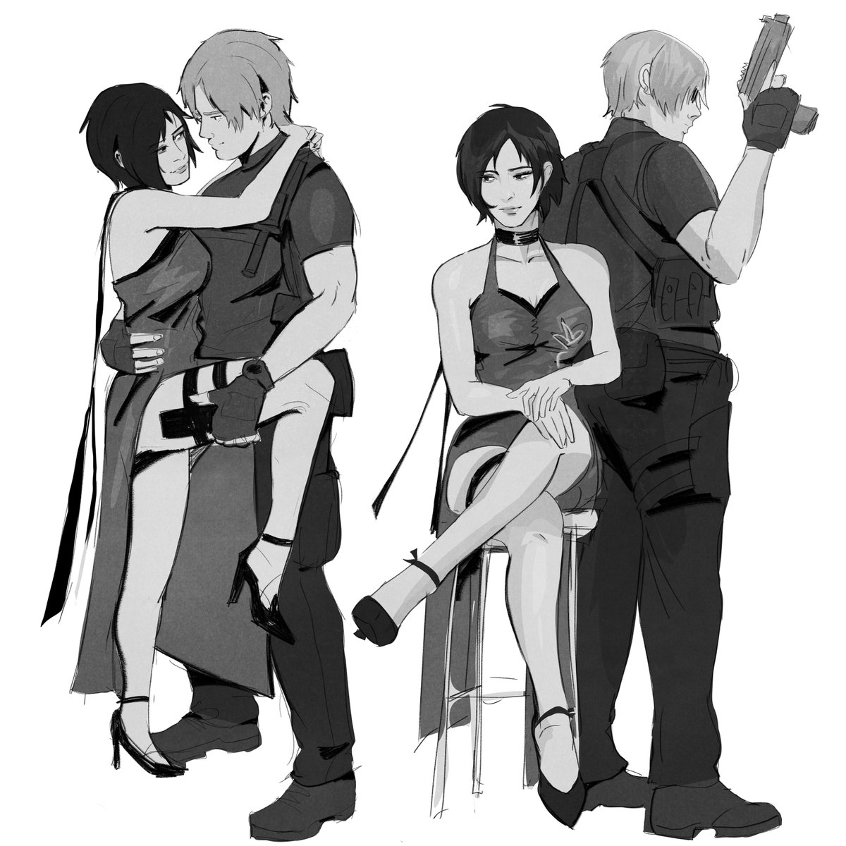 ariespsyche's tweet photo. thank u drawing club LA for having me last night as guest artist! i had so much fun drawing with everyone! :3

#residentevil #aeon #adawong #leonkennedy https://t.co/ewSfPF29r4