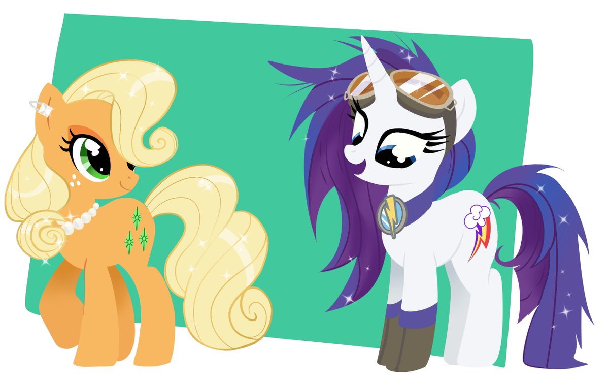 hhhnnngghh's tweet photo. rapple and rainity lol 
#mylittlepony #mlp https://t.co/fFmgc5uWFR