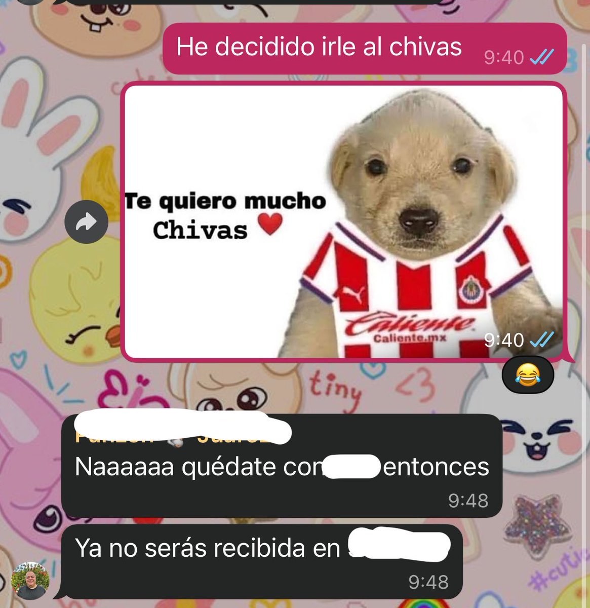 minjklover's tweet photo. Chivahermanes me prohibieron la entrada a mi casa 😭 por declararme parte del rebaño ante mi papá americanista https://t.co/dLE1LY91w4