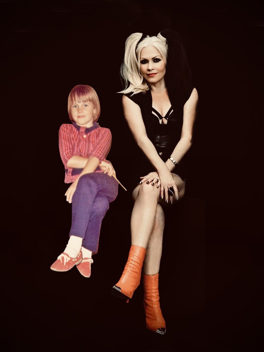 RealTerriNunn's tweet photo. My bro Elliot saw this pic of me - I was 9 years old working in our family-owned record store - and he created this mash up with my new poster image. I guess we can call it “Terri Then and Now” lol! https://t.co/sGyGUybybw
