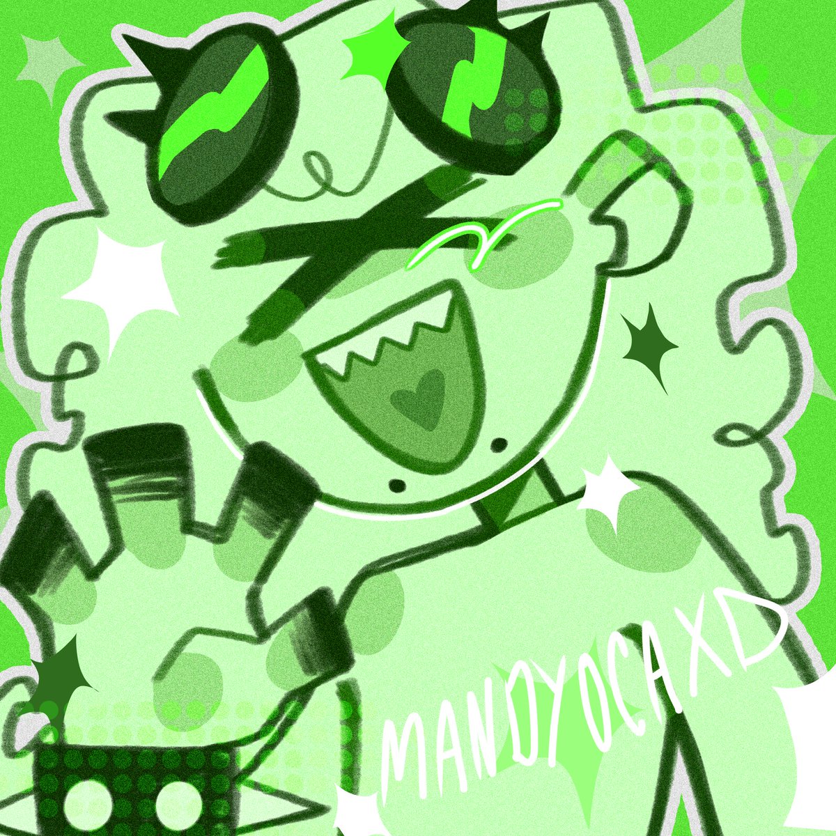 mandyocaXD's tweet photo. mandy is green https://t.co/ytf89r0JOr