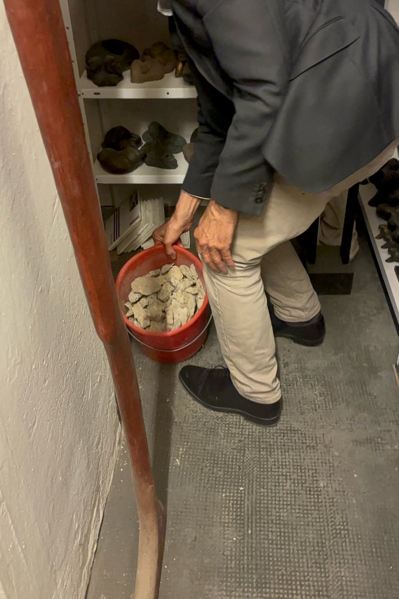 1929stockcrash's tweet photo. Met my mom’s cousin who’s an artist in Germany. I mention the Berlin Wall and he goes “oh, want a piece? I have a bucketful” and just let me go through the bucket. Danke schön https://t.co/7aWwt5RG98